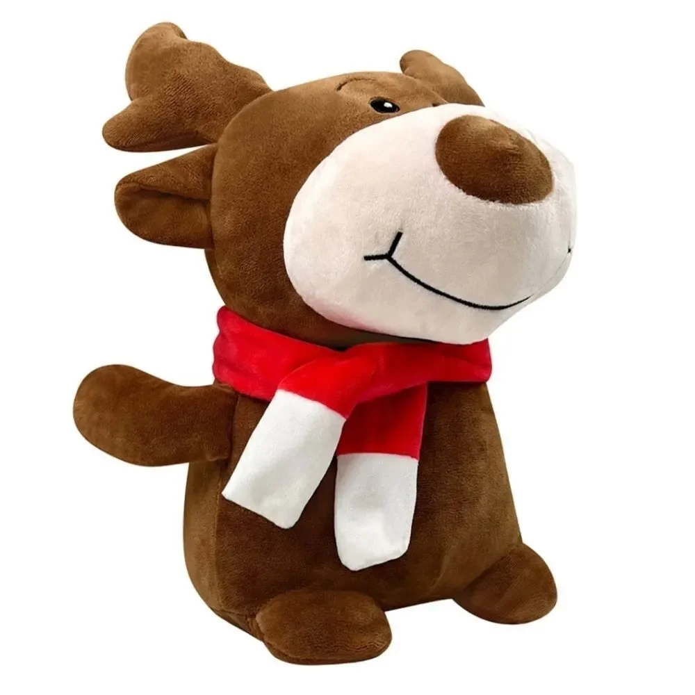 Nwt Christmas Plush Reindeer Squishy Pillow Decor, 16